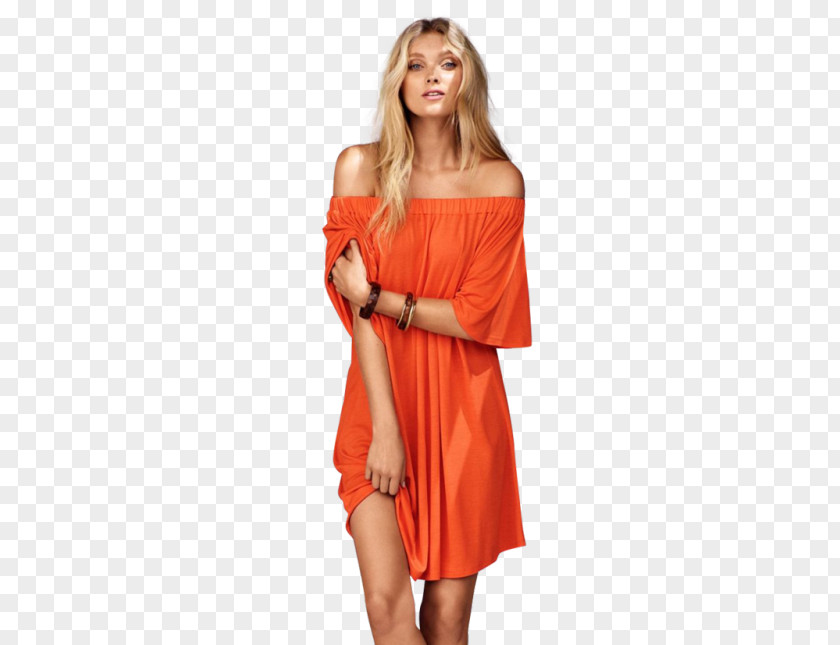 Elsa Hosk Model Cocktail Dress Shoulder PNG