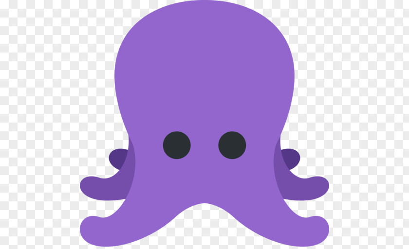 Emoji Marine Animals Sticker Octopus PNG