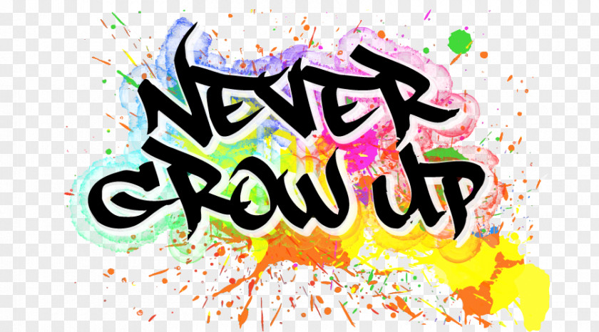 Never Grow Up Logo YouTube Storenvy Font PNG