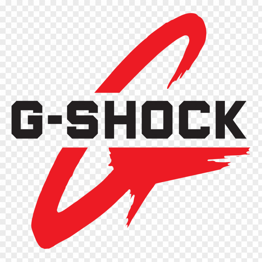 Shock G-Shock Logo Casio Watch PNG