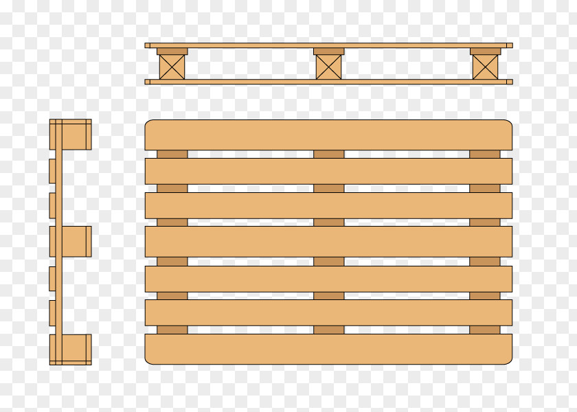 Wood EUR-pallet Gitterbox European Pallet Association E.V. PNG