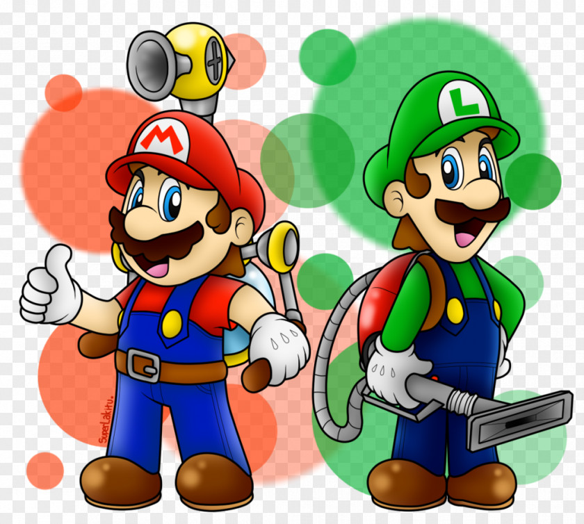 Mario Bros Bros. New Super Luigi's Mansion Sunshine PNG