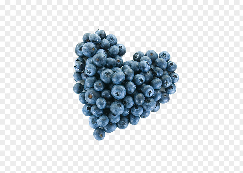 Blueberries Blueberry Heart Fruit Boysenberry PNG