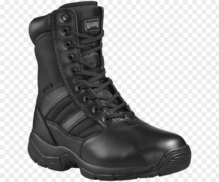 Boots Steel-toe Boot Shoe Combat Zipper PNG