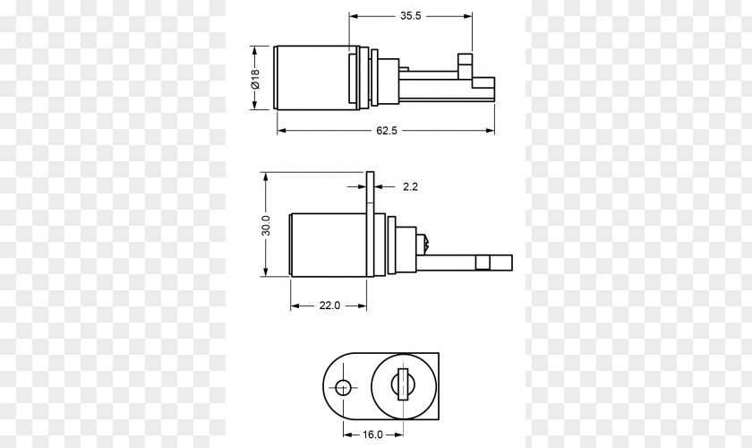 Design Technical Drawing Door Handle Diagram PNG