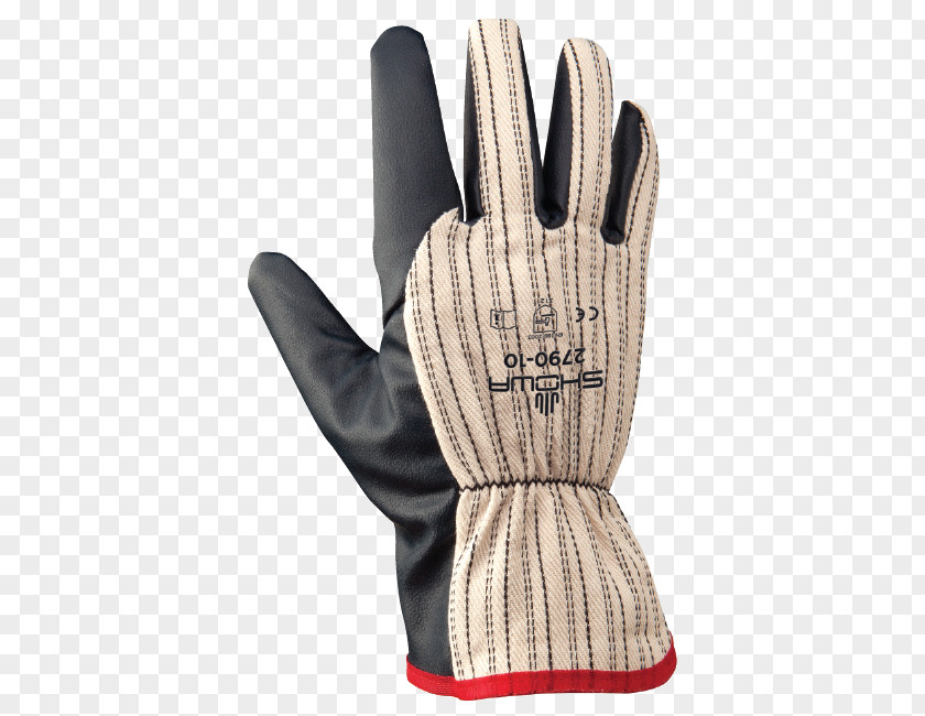 Lacrosse Glove Leather Thumb Nitrile PNG
