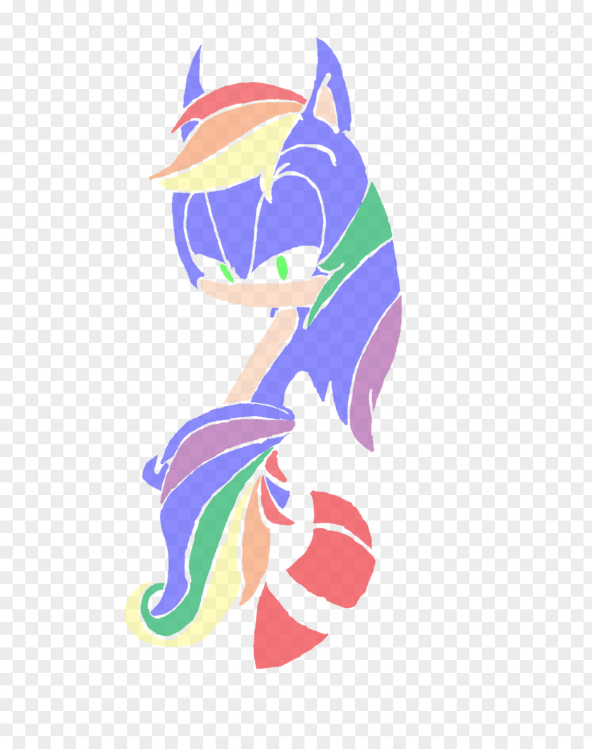 Sonic Rainboom Horse Fish Desktop Wallpaper Clip Art PNG