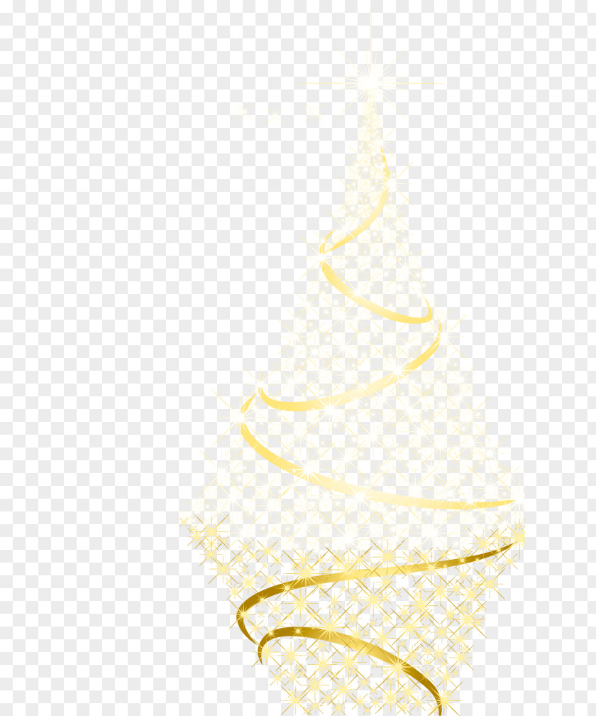 Colored Ribbon Christmas Tree Yellow Font PNG