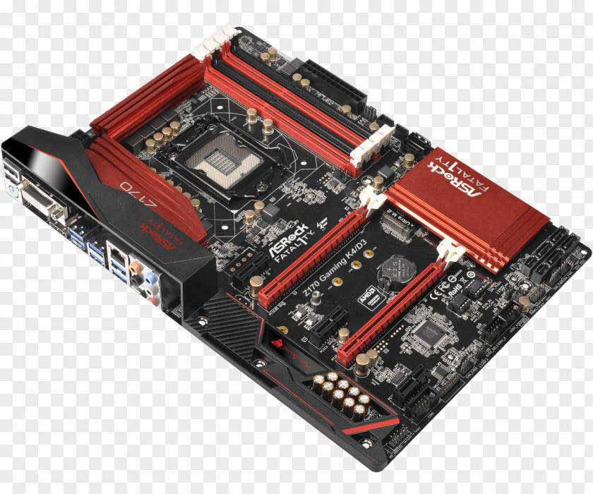 Intel ASRock Fatal1ty Gaming E3V5 Performance Gaming/OC LGA 1151 C232 SATA 6Gb/s USB 3.0 ATX Motherboard PNG