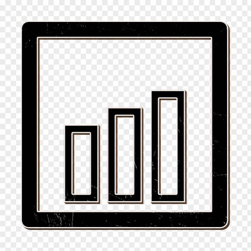 Picture Frame Rectangle Graph Icon Office Stats PNG