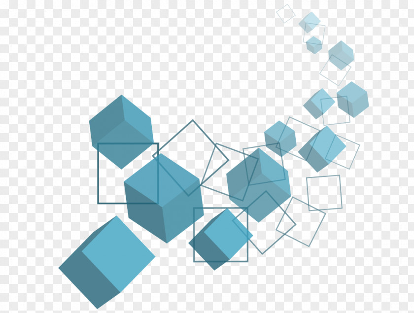 Spear Cube Three-dimensional Space Square PNG