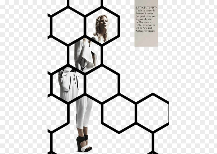 Western Model Offered With Honeycomb Structure Graphic Design Fashion Communication PNG