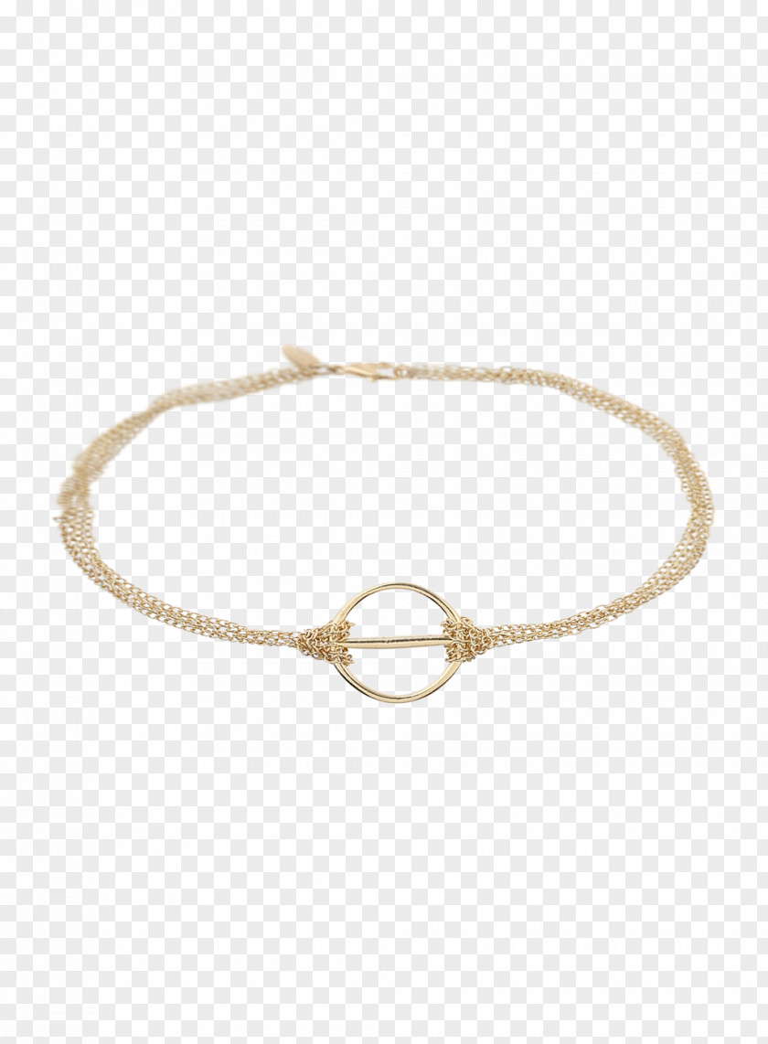 Chain Circle Bracelet Necklace Body Jewellery Silver PNG