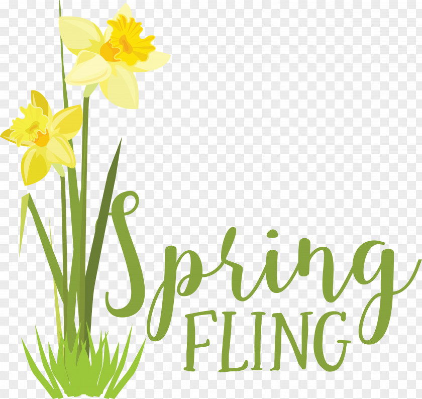 Plant Stem Daffodil Font Yellow Happiness PNG