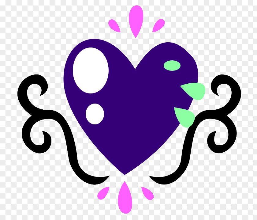 Raving Rabbids Clip Art Logo Heart Flower Pink M PNG