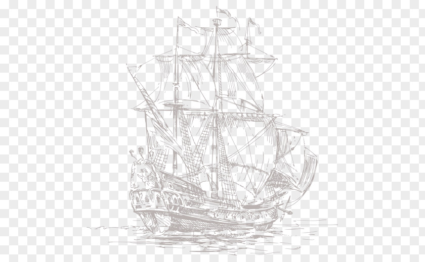 Ship Brigantine Galleon Barque PNG