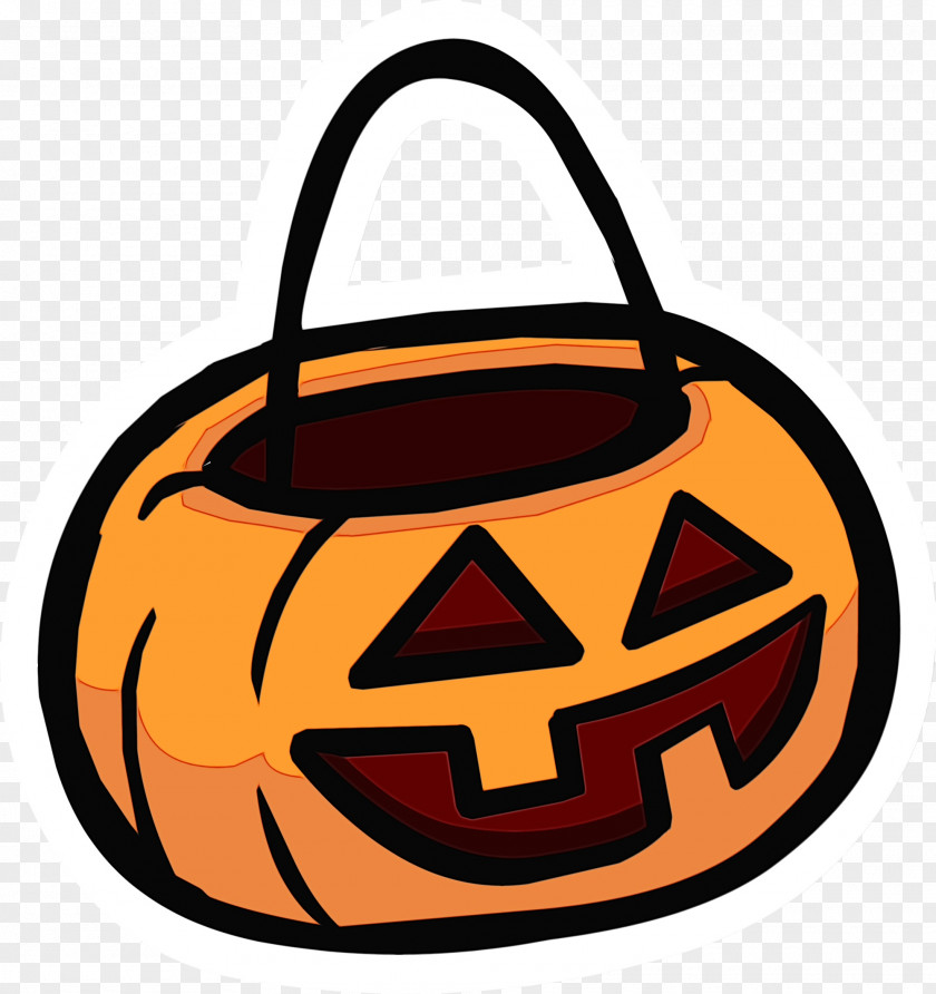 Smile Shoulder Bag Orange PNG