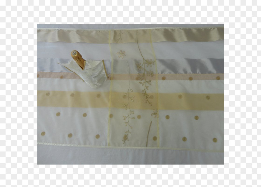 Tablecloth Textile Linens Beige Material PNG