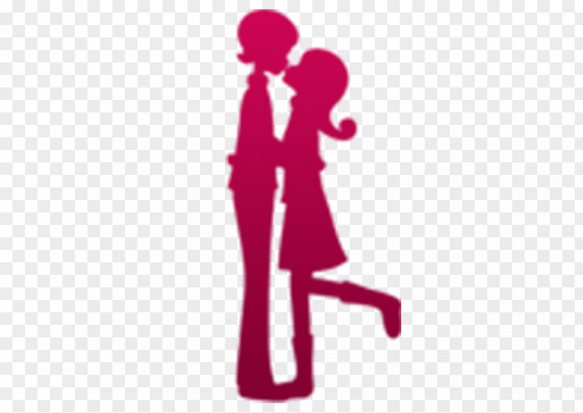 Tanabata Red Kissing Men And Women Silhouette Couple Kiss PNG