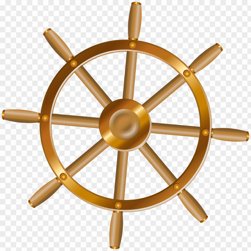 Boat Wheel Transparent Clip Art Image Ship's Anchor Steering PNG