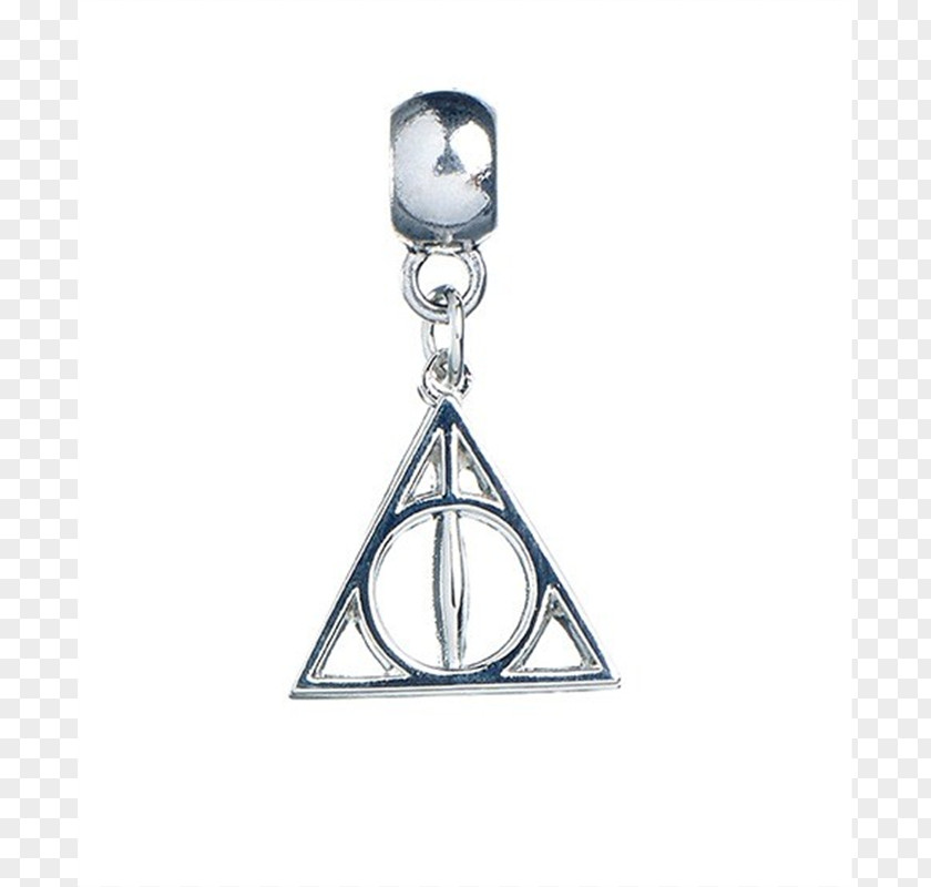 Deathly Hallows Harry Potter Slider Charm Bracelet Earring PNG