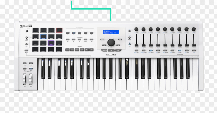Keyboard MIDI Controllers Arturia Keylab-MKII-49 PNG