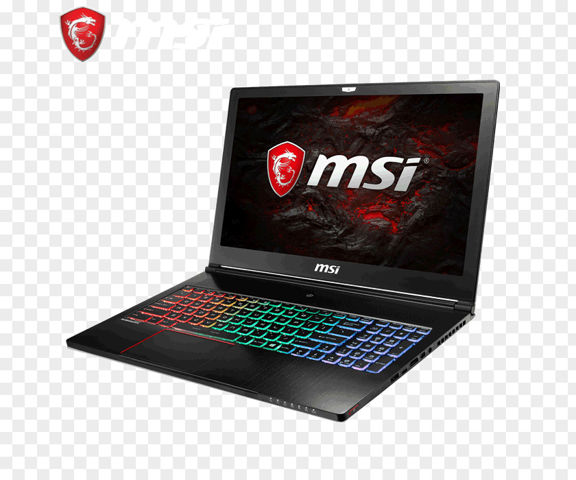 Laptop Kaby Lake Intel MSI GS63 Stealth PNG