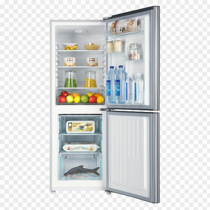 Simple Appearance Of Large Capacity Refrigerator Energy-saving Mute Haier Gratis Home Appliance PNG