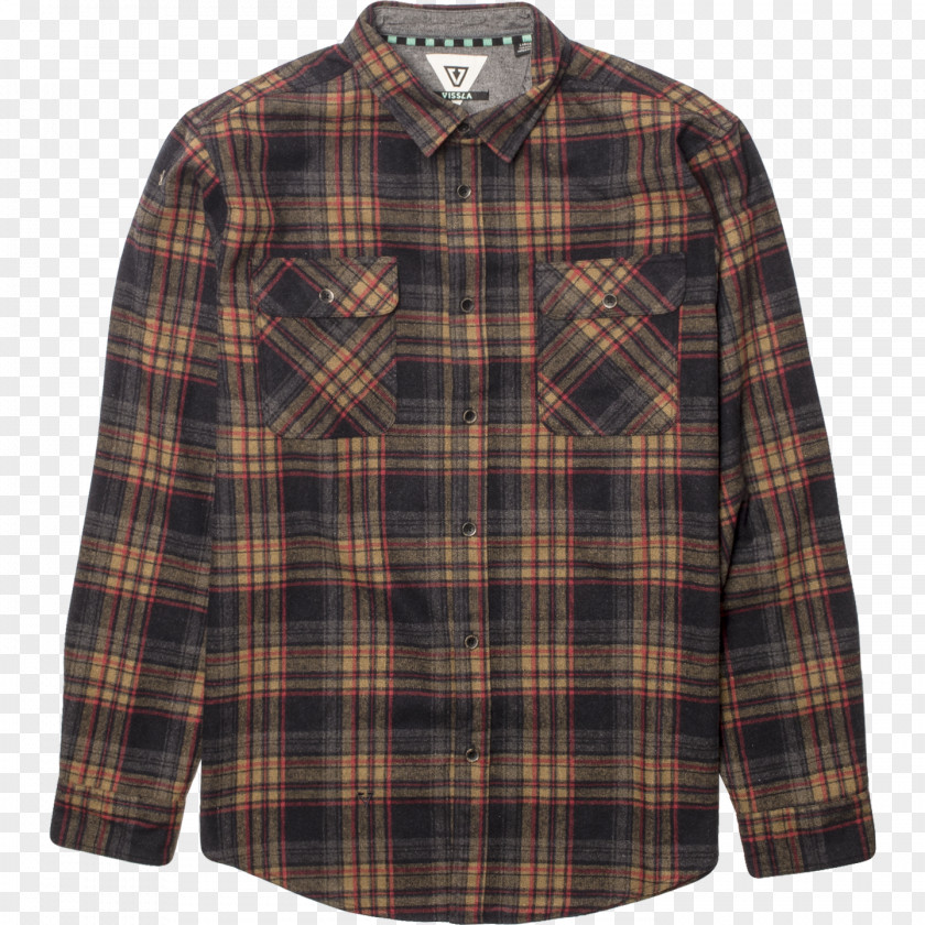 Wool Flannel Tartan T-shirt PNG