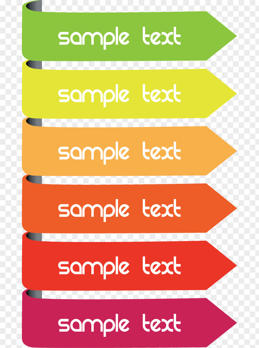 Colored Arrows Box Arrow Text Icon PNG