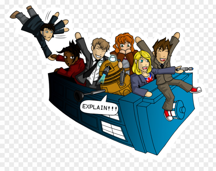 Doctor Eleventh TARDIS Fan Art Drawing PNG