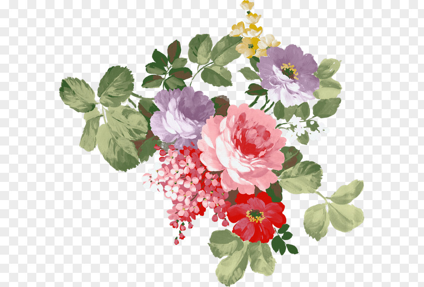 Flower Floral Design Image Painting PNG