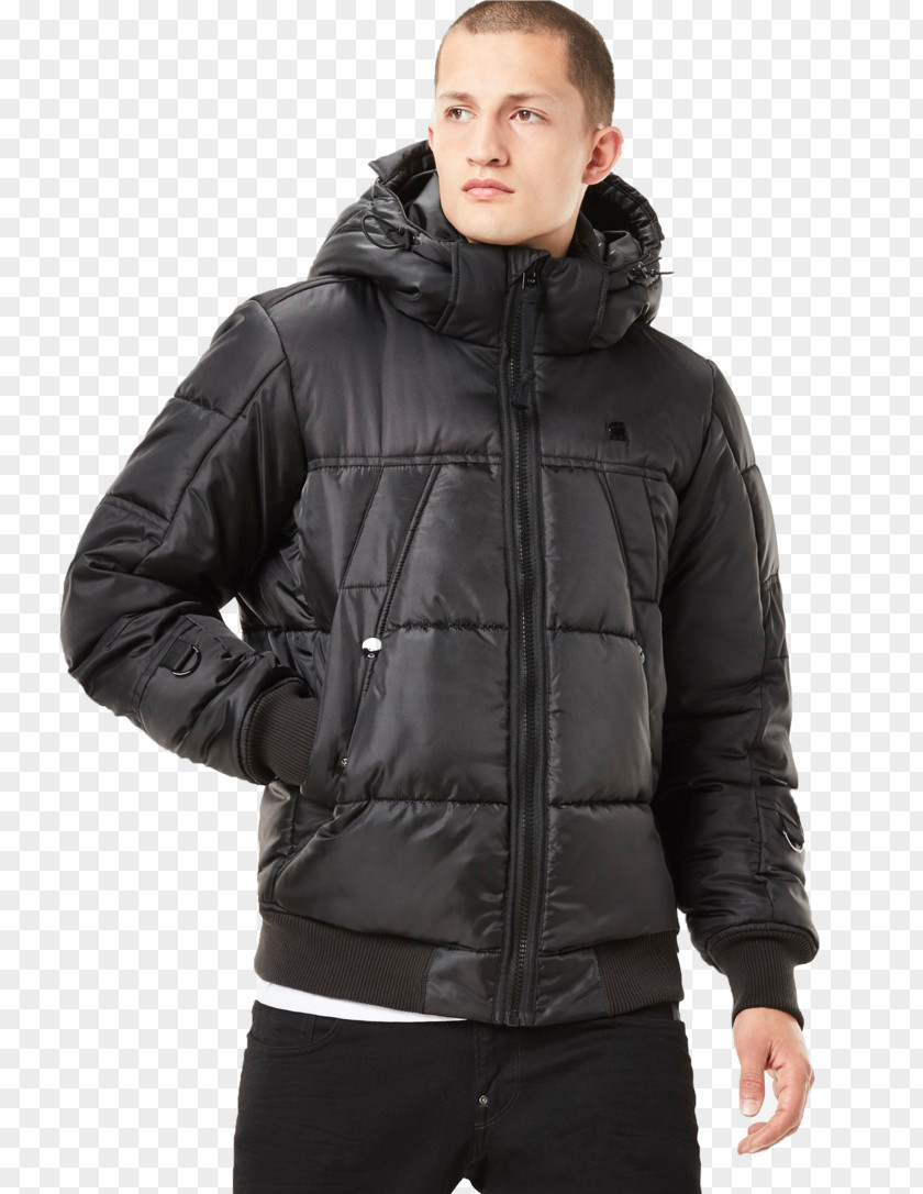 Hooded Flight Jackets Jacket Hoodie G-Star RAW Clothing PNG