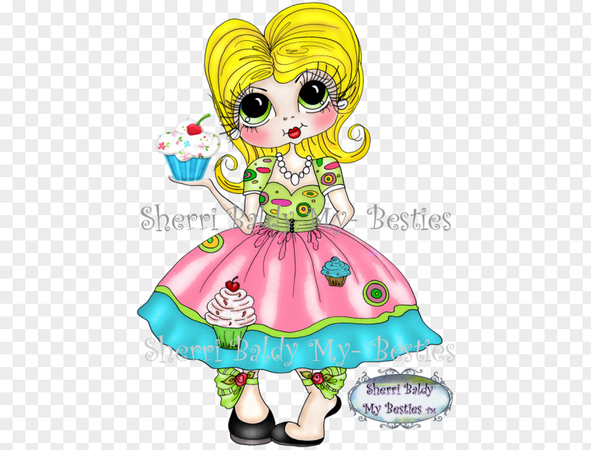 My Besties Paper Floral Design Fairy PNG