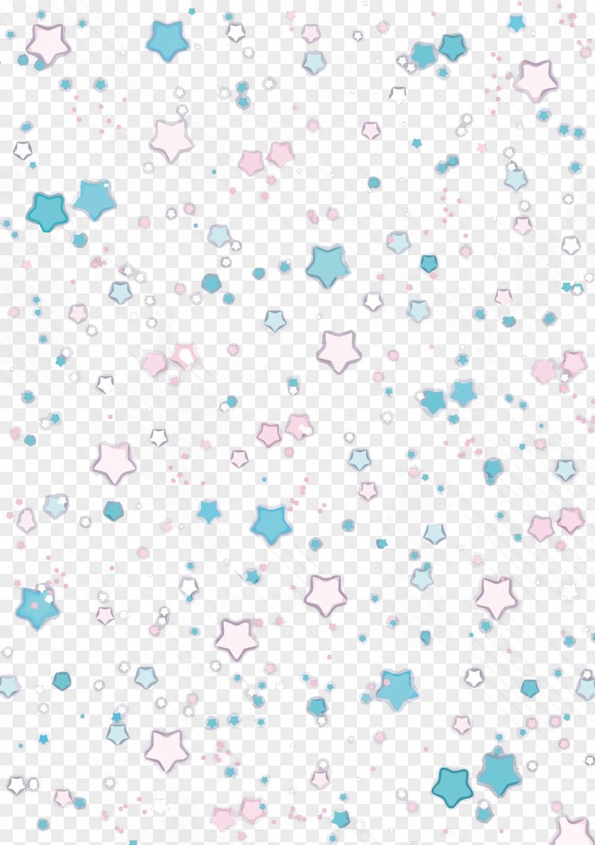 Vector Stars Shading Textile Blue Area Pattern PNG