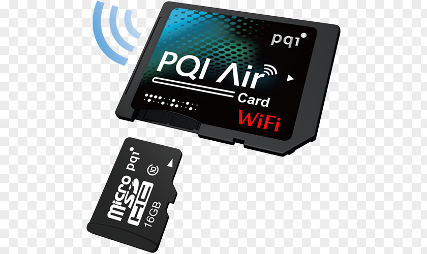Flash Memory Secure Digital PQI Air Card Wireless SD (16GB) MicroSD Cards SanDisk PNG