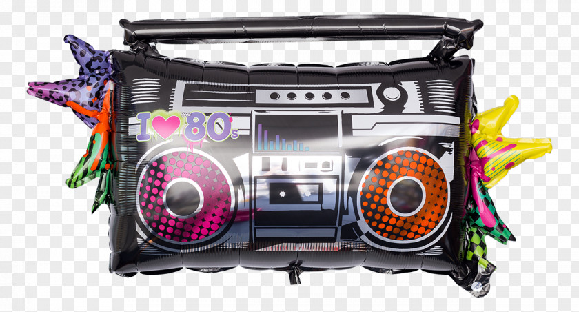 I Love 80s Boombox 1980s Compact Cassette Philips PNG