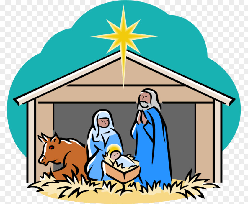 Nativity Scene Of Jesus Holy Family Clip Art PNG