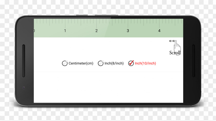 Smartphone Centimeter Measurement Android PNG