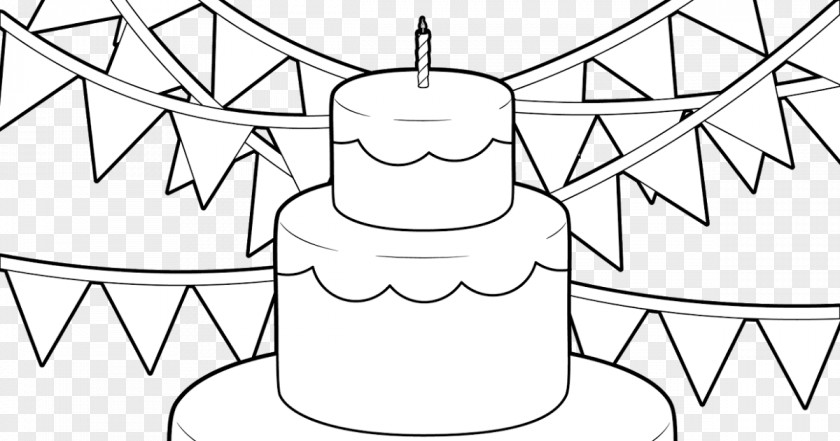 Birthday Cake 60 Drawing Line Art White Clip PNG