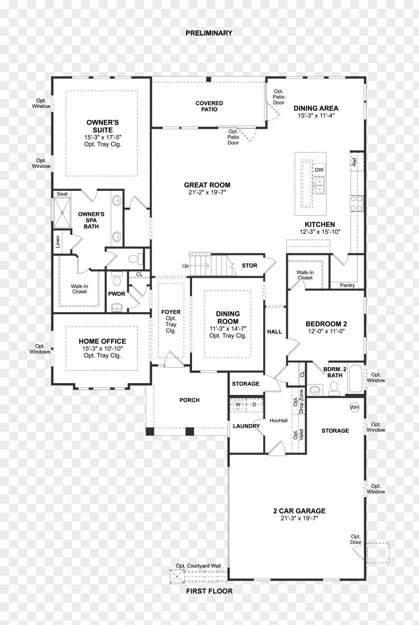 Design Floor Plan Line PNG