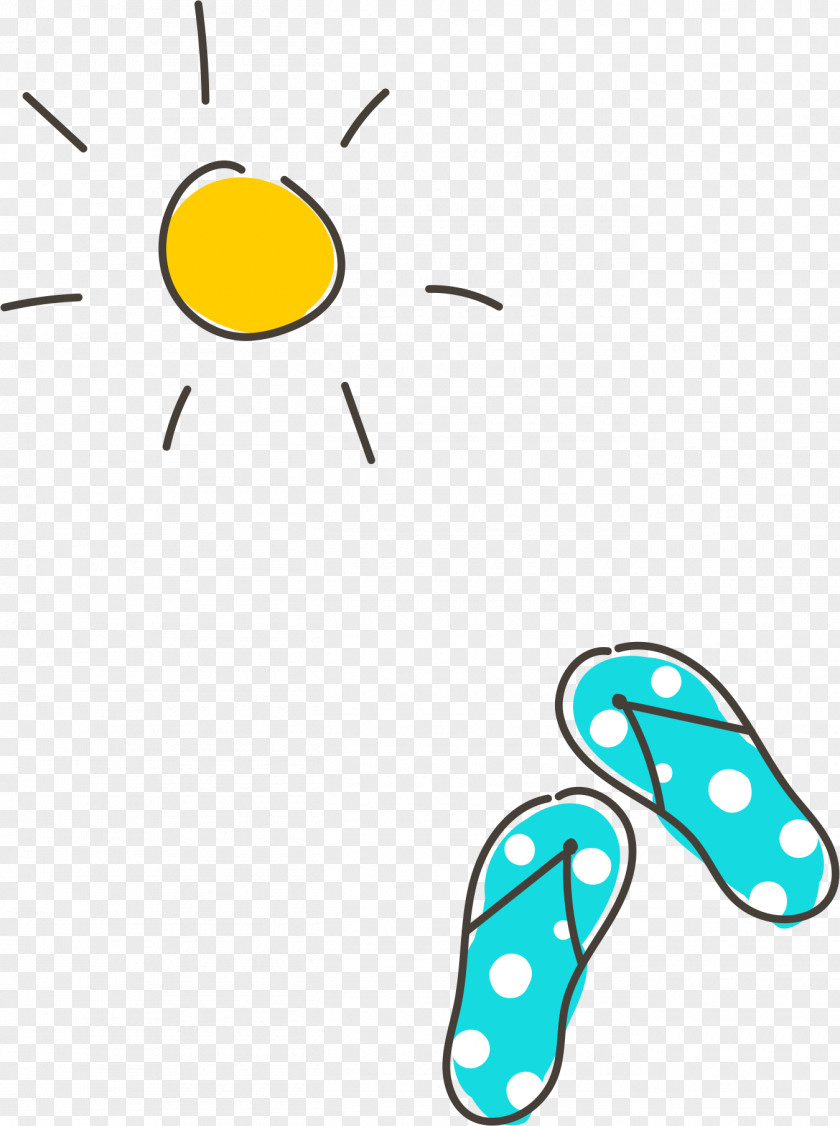Hand Painted Sun Clip Art PNG