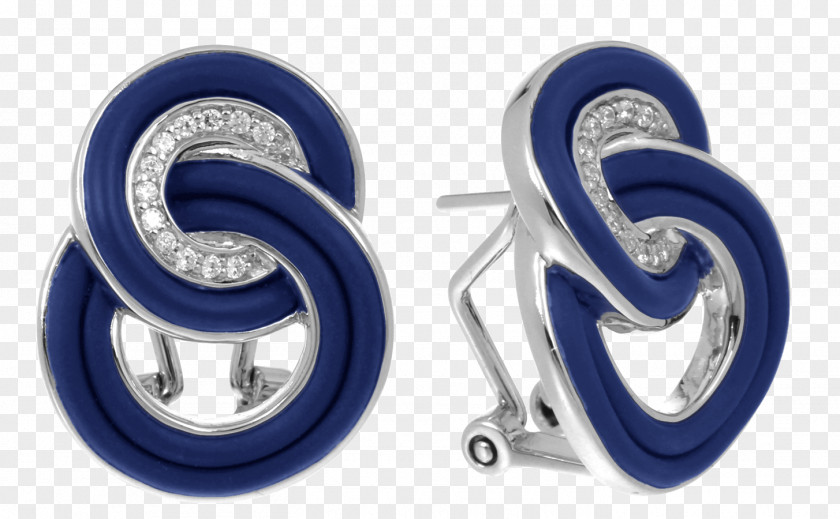 Jewellery Earring Cobalt Blue Body PNG