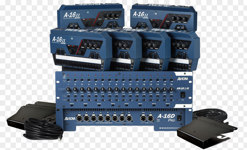 Microphone Digital Audio Aviom Mixers Mixing PNG