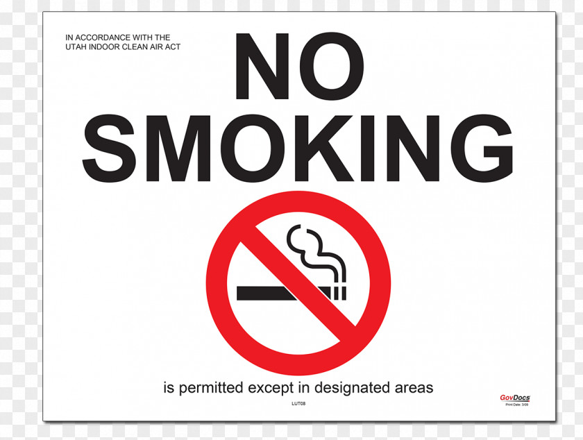 No Smocking Smoking (Small) Brand Zing Sign, Arizona, 14hx10w, Recycled Plastic Number Product PNG
