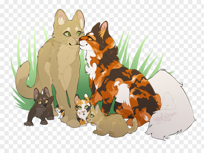 Rupee Cat Warriors Tigerstar Hollyleaf Petaldust PNG