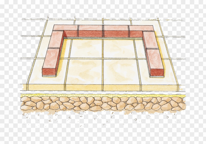 Square Brick Wall Pile Frame Partition PNG