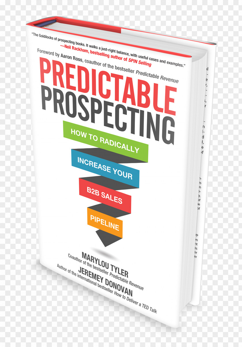 Book Predictable Prospecting: How To Radically Increase Your B2B Sales Pipeline Management PNG