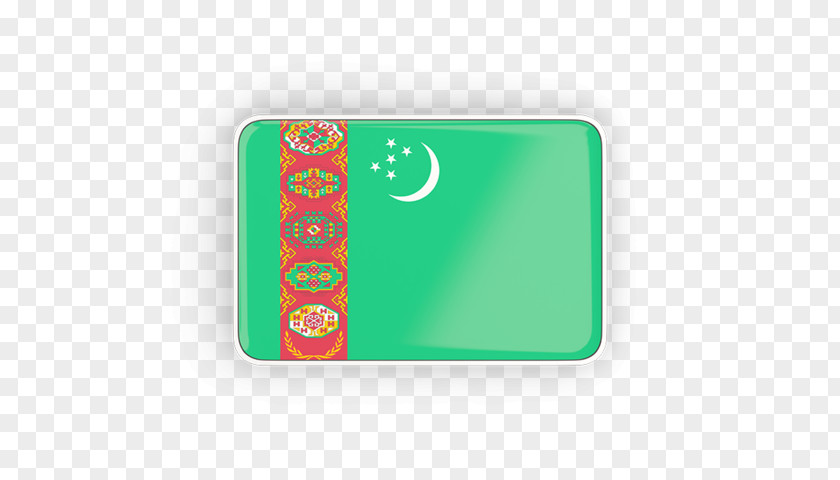 Design Green Flag Of Turkmenistan Brand PNG