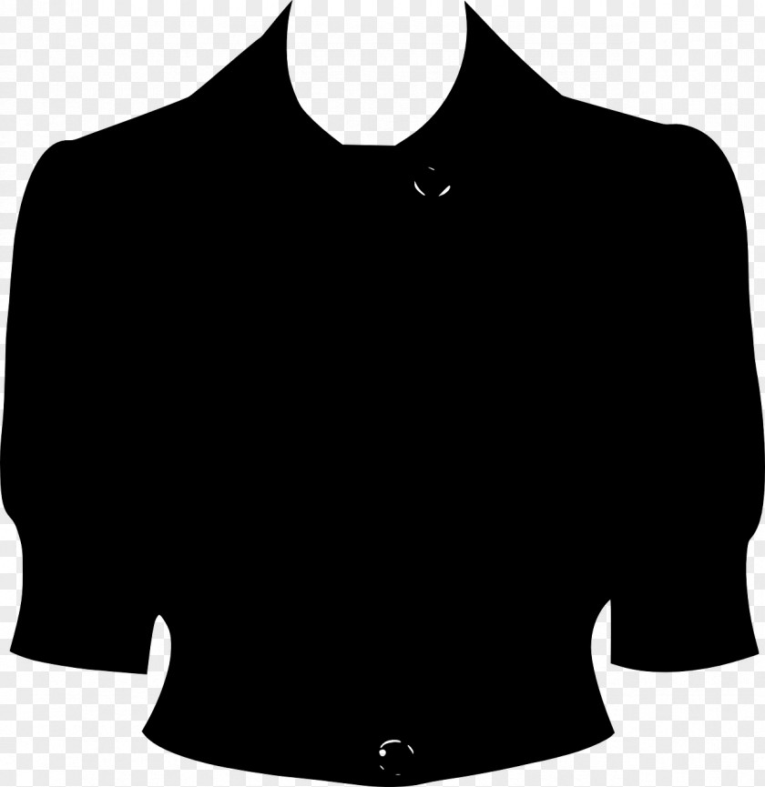 Free Clipart Images Of Clothing Black Sleeve T-shirt Coat PNG